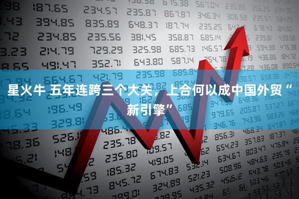 星火牛 五年连跨三个大关，上合何以成中国外贸“新引擎”