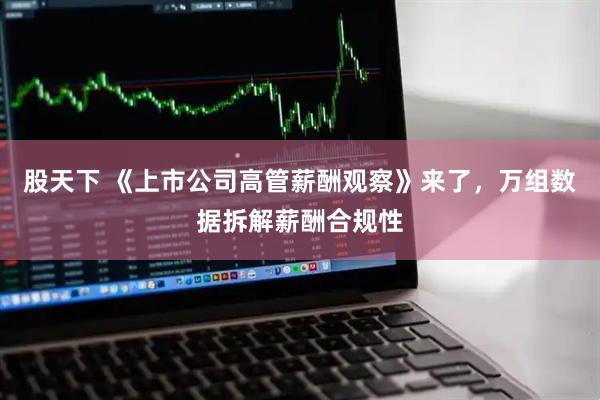 股天下 《上市公司高管薪酬观察》来了，万组数据拆解薪酬合规性